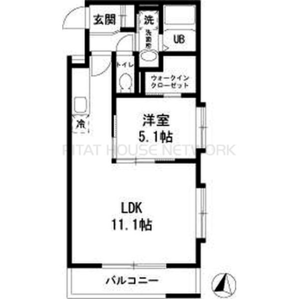 1LDK貸マンションです！
