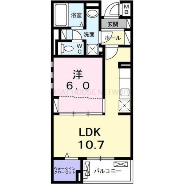 1LDK貸マンションです！