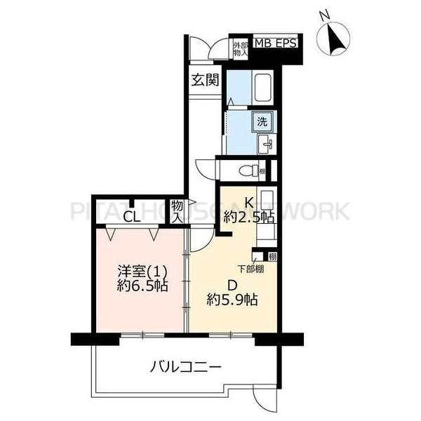 1LDK貸マンションです！