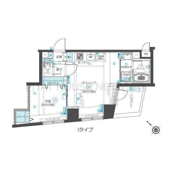 1LDK貸マンションです！