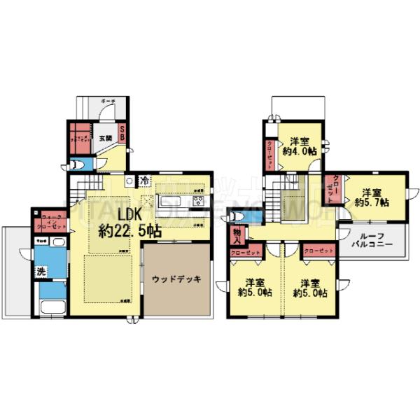 開放的な間取り