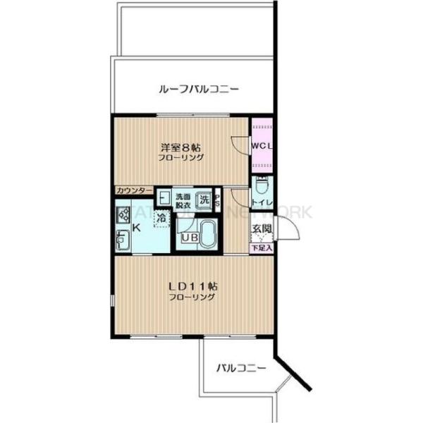1LDK貸マンションです！