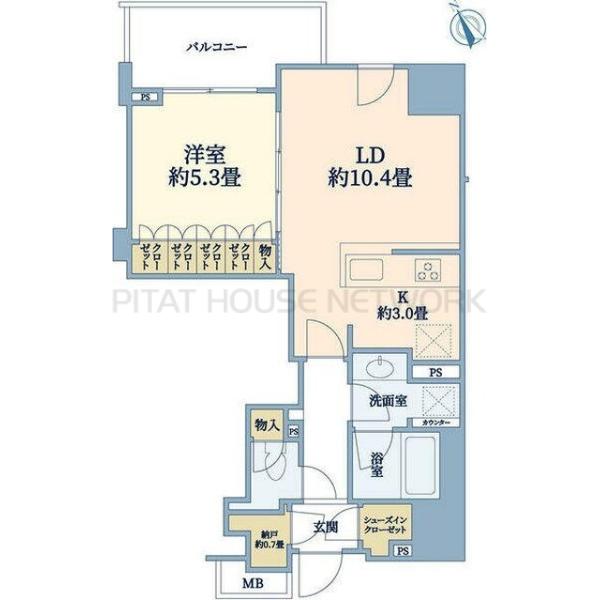 1LDK貸マンションです！