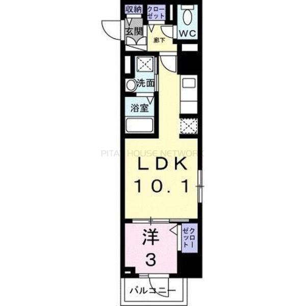 1LDK貸マンションです！