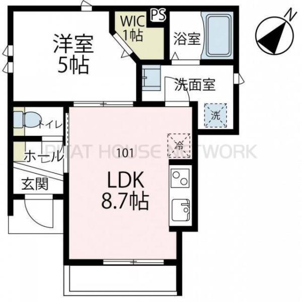 1LDK貸マンションです！