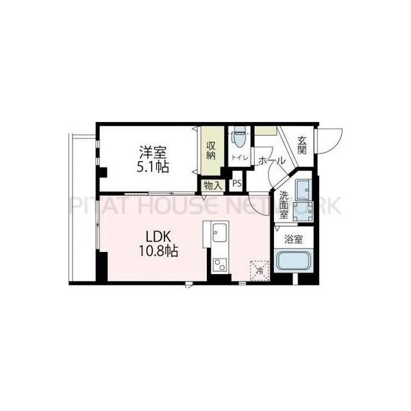 1LDK貸マンションです！