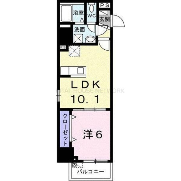 1LDK貸マンションです！