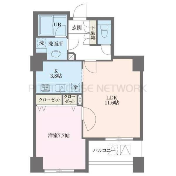 1LDK貸マンションです！
