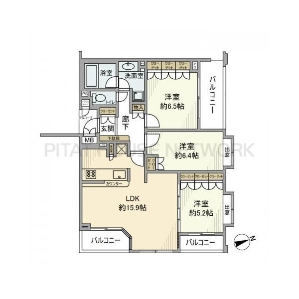 間取図(平面図)