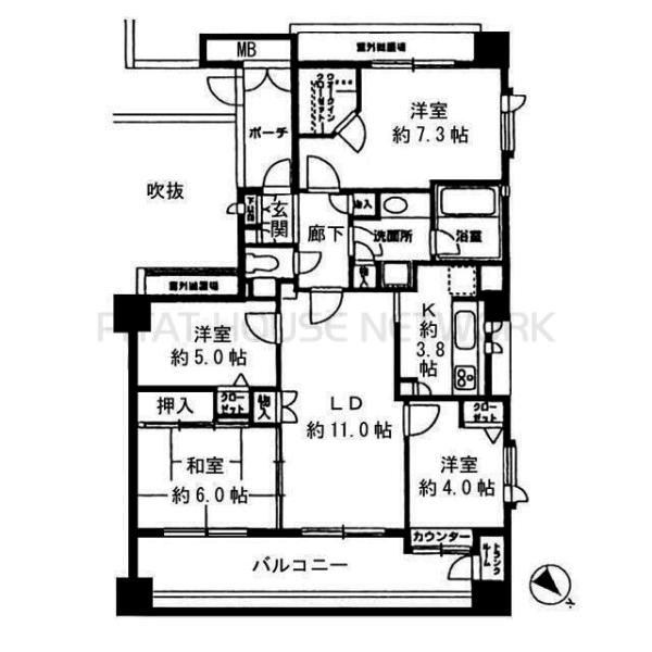 間取図(平面図)