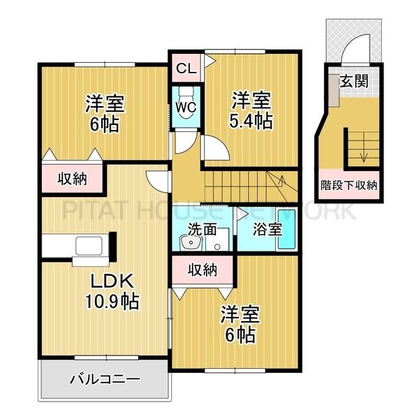 ２階中部屋