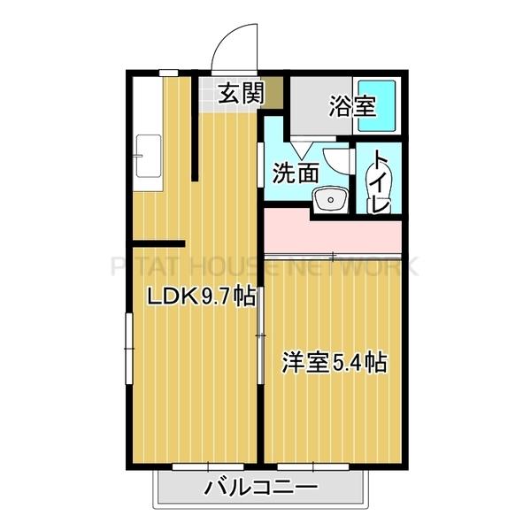 ２階・角部屋