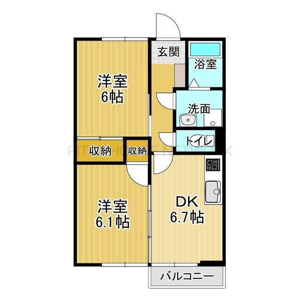 ２階中部屋