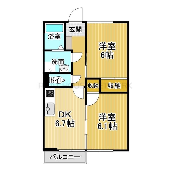 2階角部屋