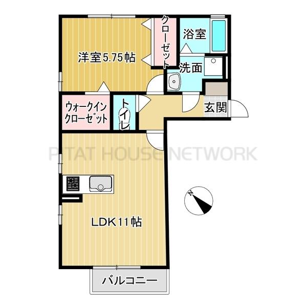２階・角部屋