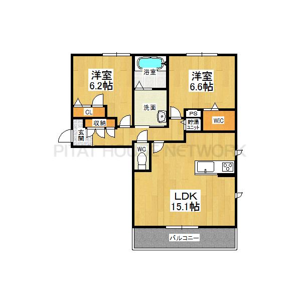 １階角部屋