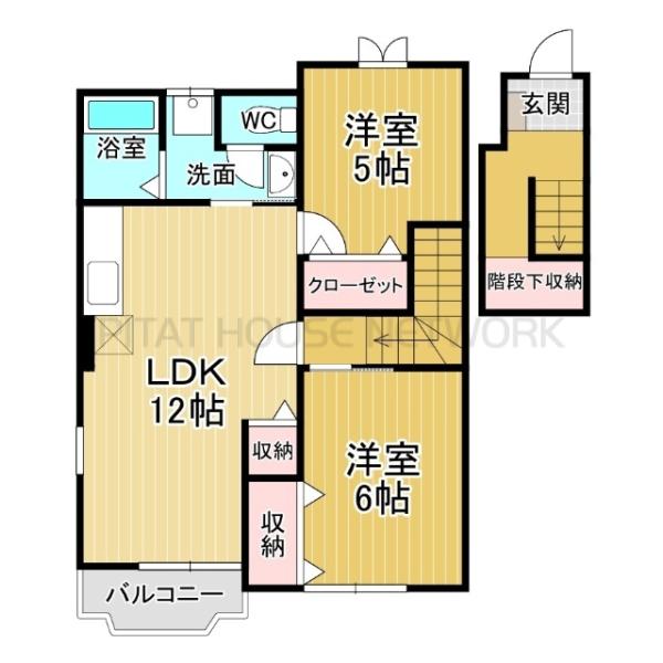 2階・角部屋