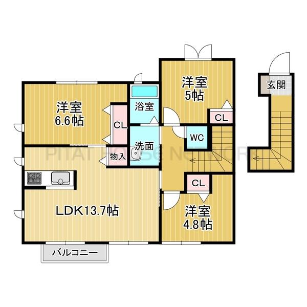 2階角部屋