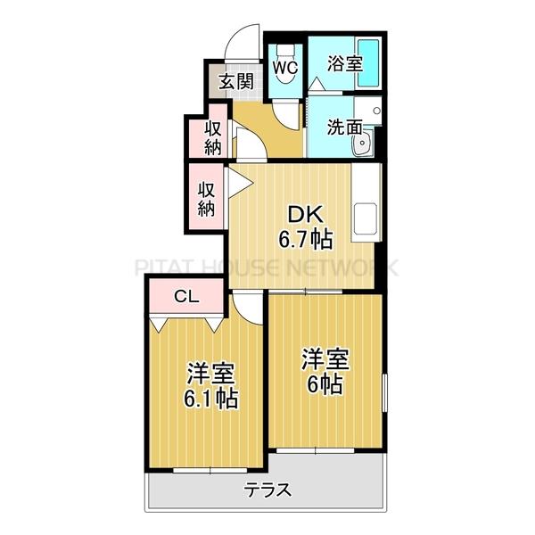 1階・角部屋