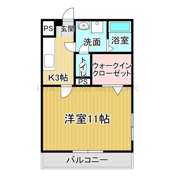 ３階・角部屋