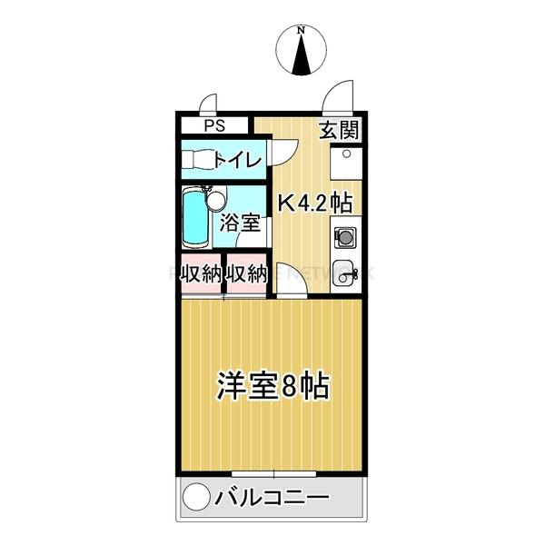 ２階・角部屋