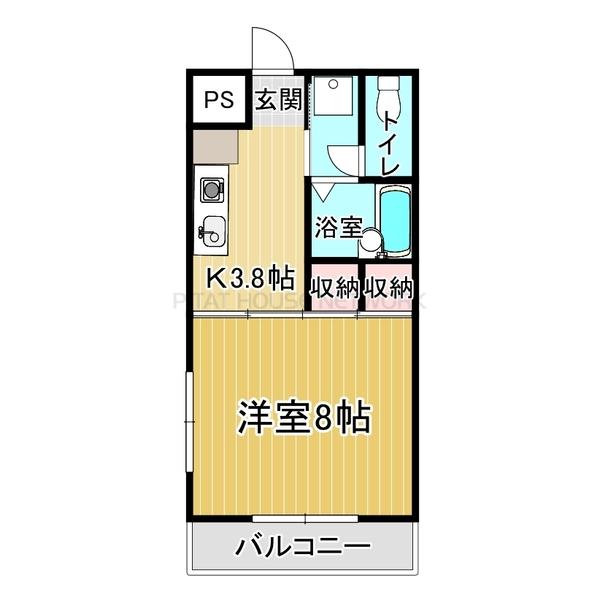 ２階角部屋