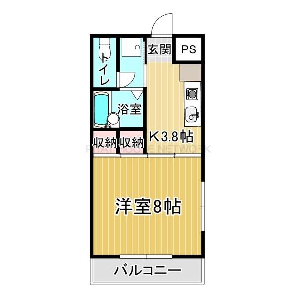 ２階角部屋