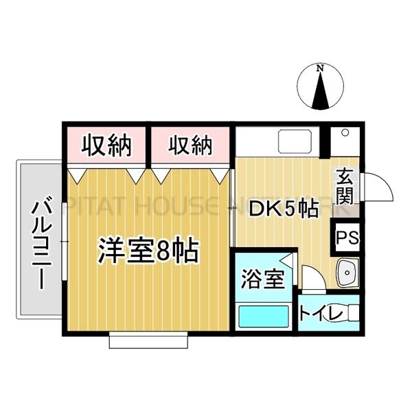 ２階・角部屋