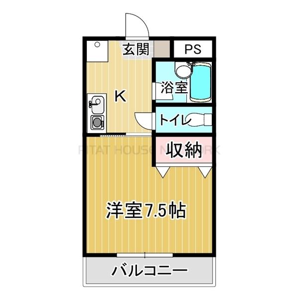 ３階・角部屋