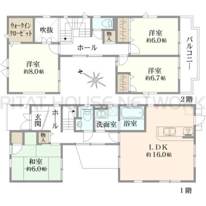 豊中市少路一丁目　中古戸建 間取り図写真 null