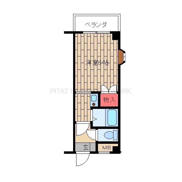 角部屋なので出窓あり