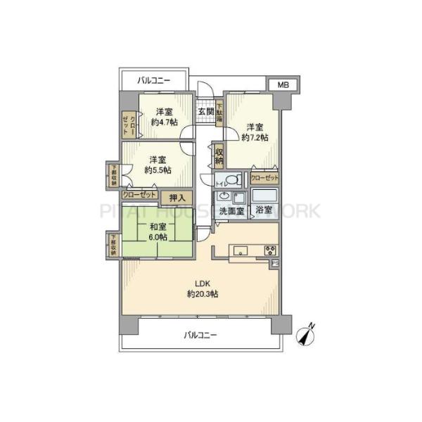 間取図(平面図)