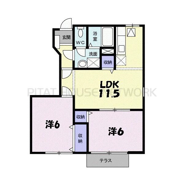 ２ＬＤＫ（５１．７９㎡）