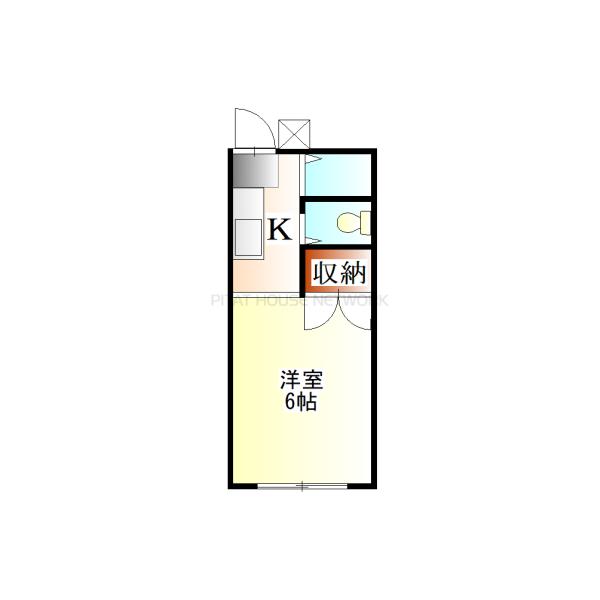 収納付のお部屋