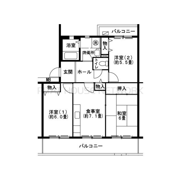 間取図(平面図)