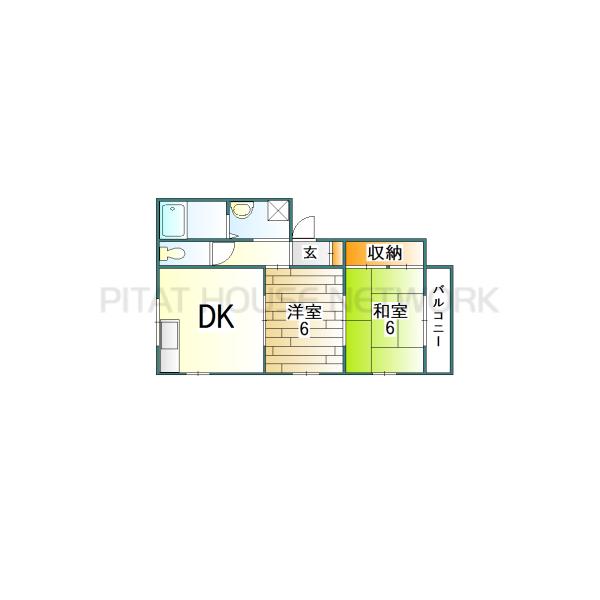 2DK　43㎡