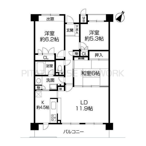 間取図(平面図)