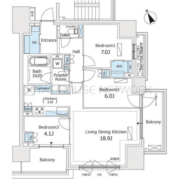 間取り図です