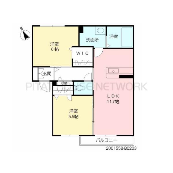 間取りは反転タイプになります。