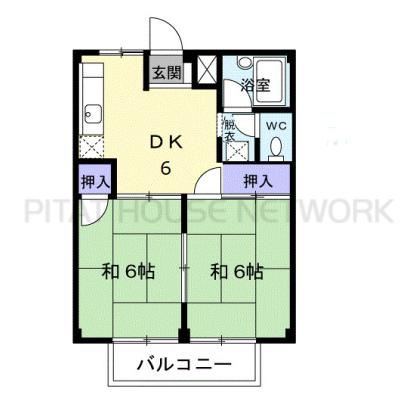 シティーハイツ小八木　Ｂ 間取り図写真
