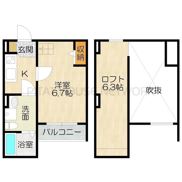 ピタットハウス 大阪市住吉区山之内アパート 1k 1階 我孫子前駅の賃貸情報 Up