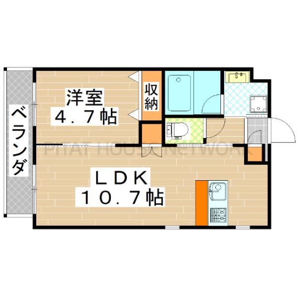 1人暮らしでも2人でも使いやすい間取り