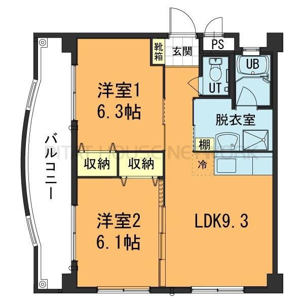 こちらの間取りは反転タイプです。