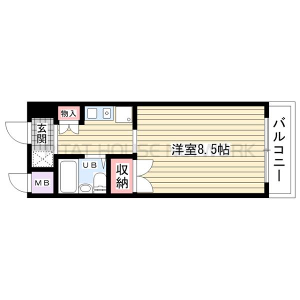 池田市井口堂マンション 間取り図写真 間取図(平面図)