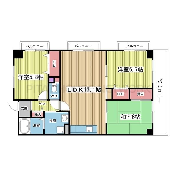 間取図(平面図)