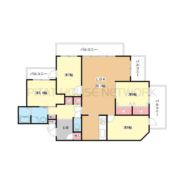 間取図(平面図)