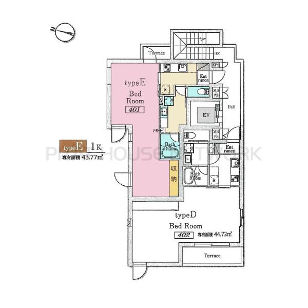 typeEの401のお部屋です
