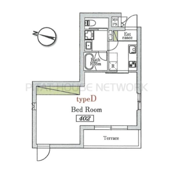 typeDの402のお部屋です