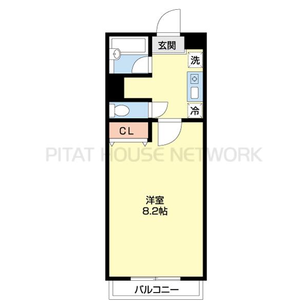 ※間取は反転、写真は別部屋です。参考にし