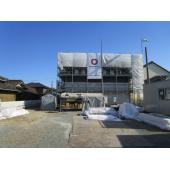 外観　建築中2月9日